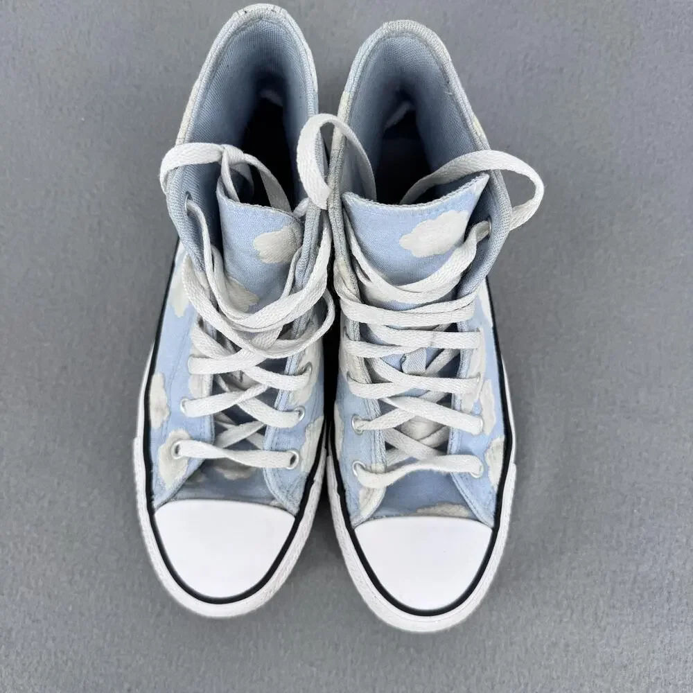 Converse Chuck Taylor All Star Shoes Youth Size 5 Blue Cloud High Top‎ Sneakers